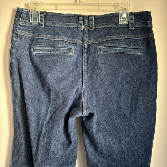 J. Jill Women’s stretch trouser jeans pants wide leg size 8 - EUC! - Picture 10 of 12